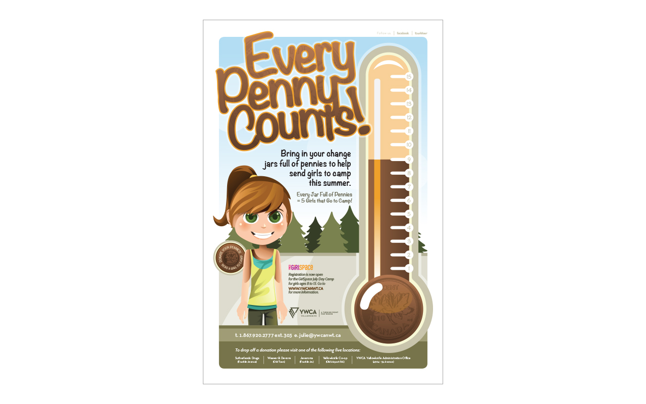YWCA EveryPennyCounts Poster